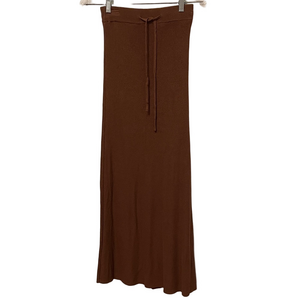 Women’s Miou Muse Brown Maxi Skirt Size Small